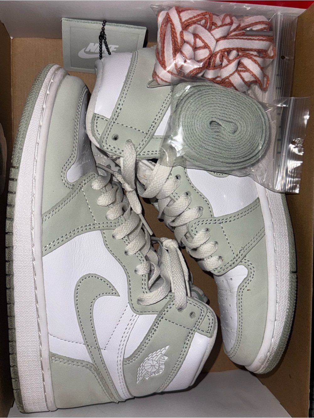 Jordan Womenโs High-Top Sneakers Sea Foam